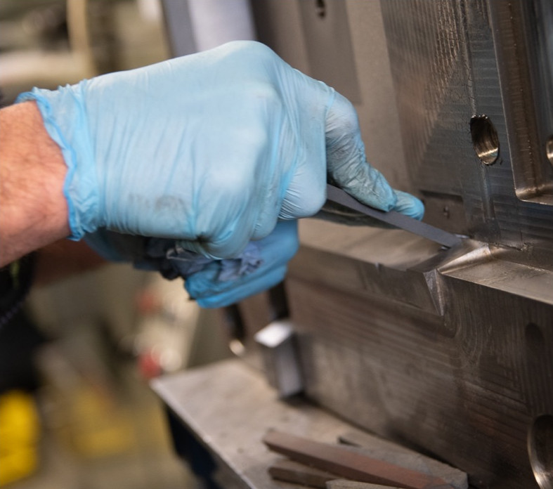 Bespoke tool modification at BEC Group.