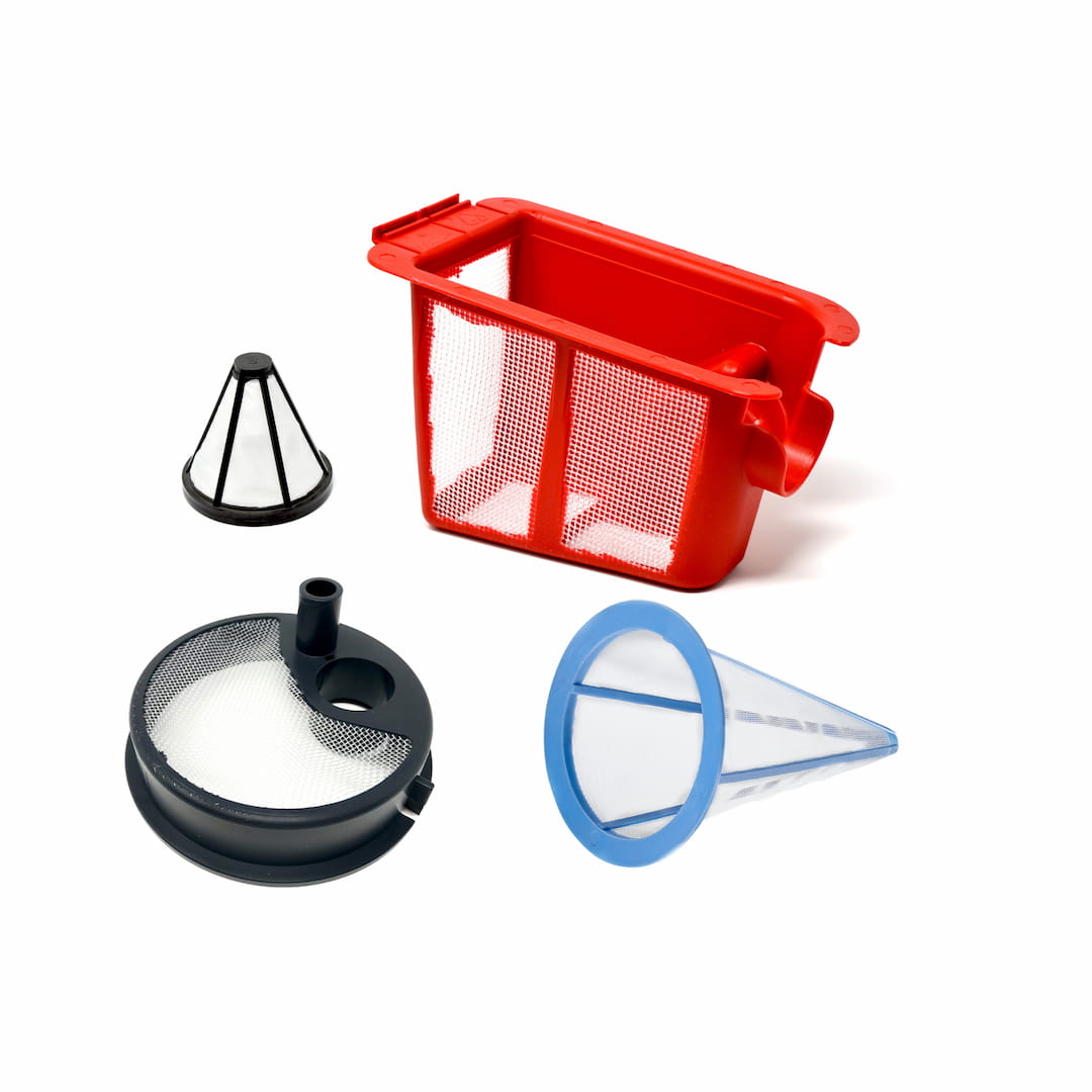 A selection of filters manufactured by BEC Group