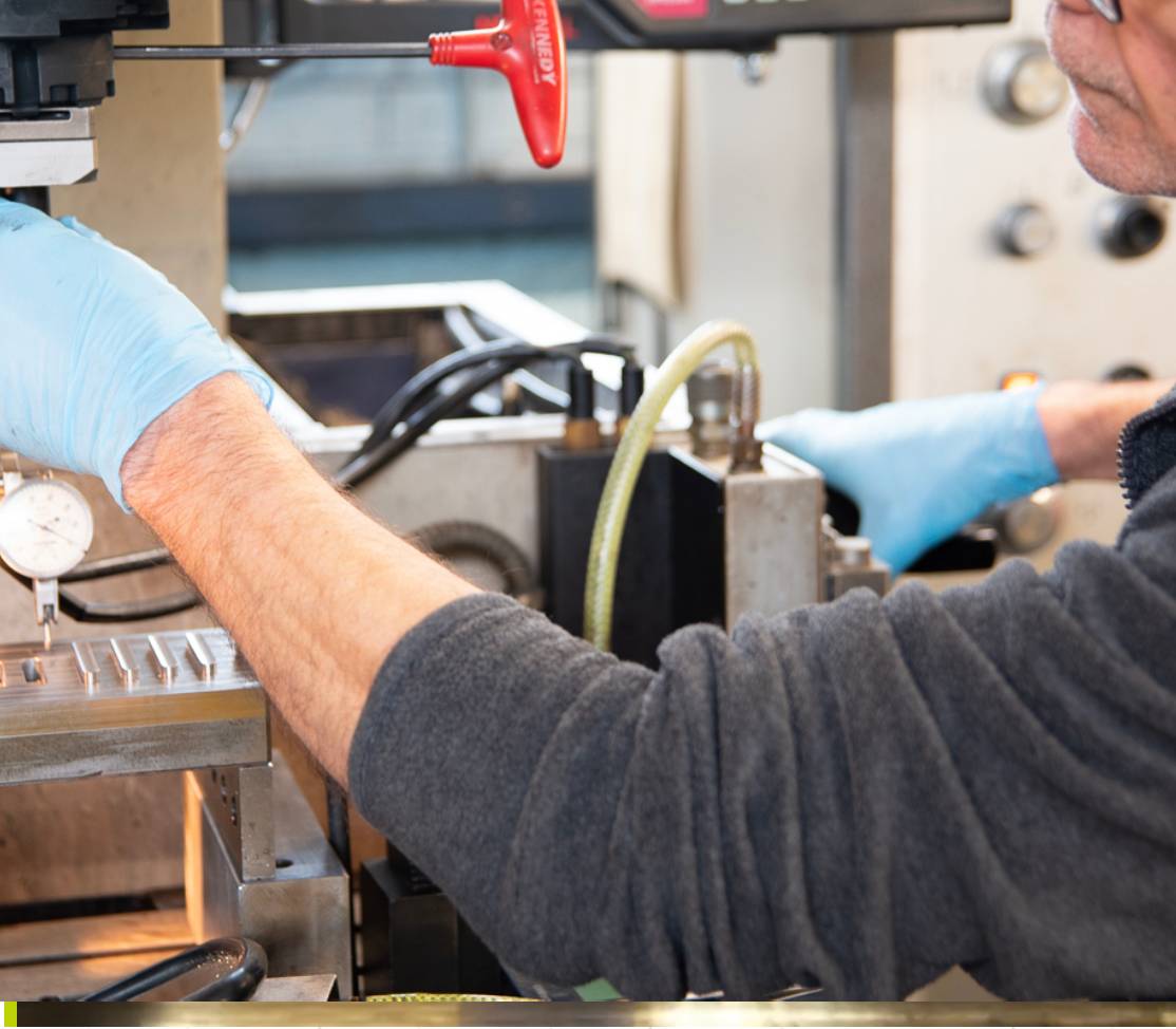 Plastic filter moulds at BEC Group.