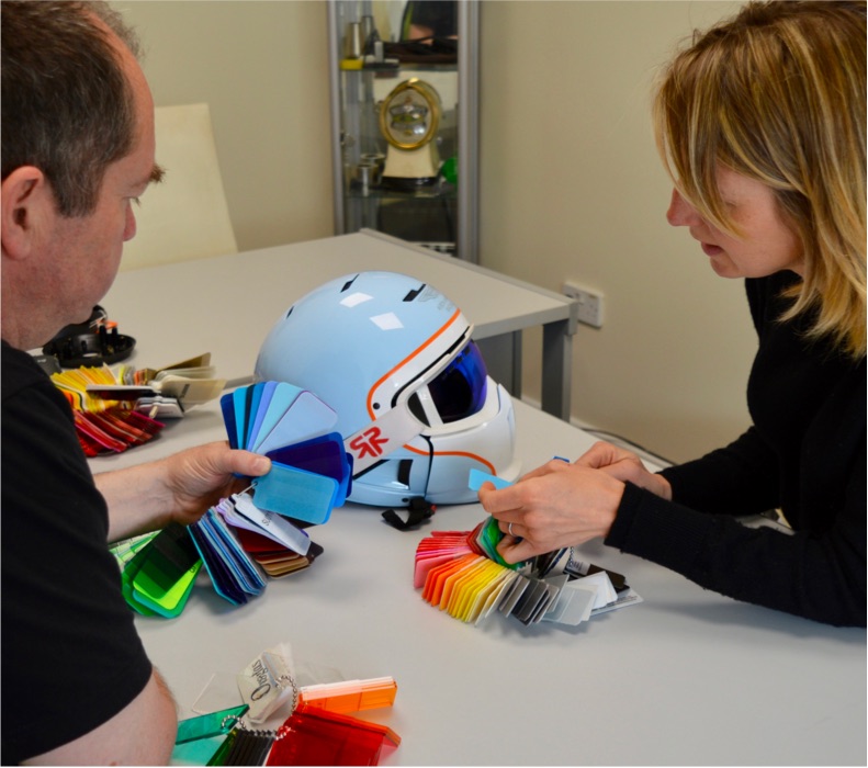 The various plastics used for plastic injection moulding.