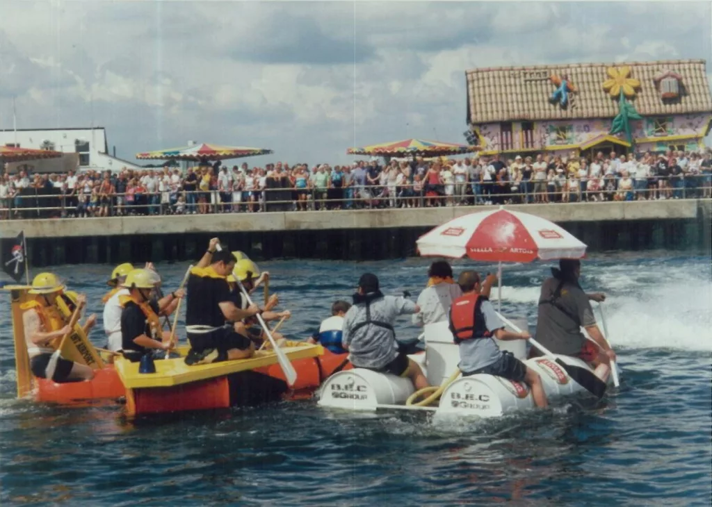 BEC competing in the Mudeford Lifeboat Funday