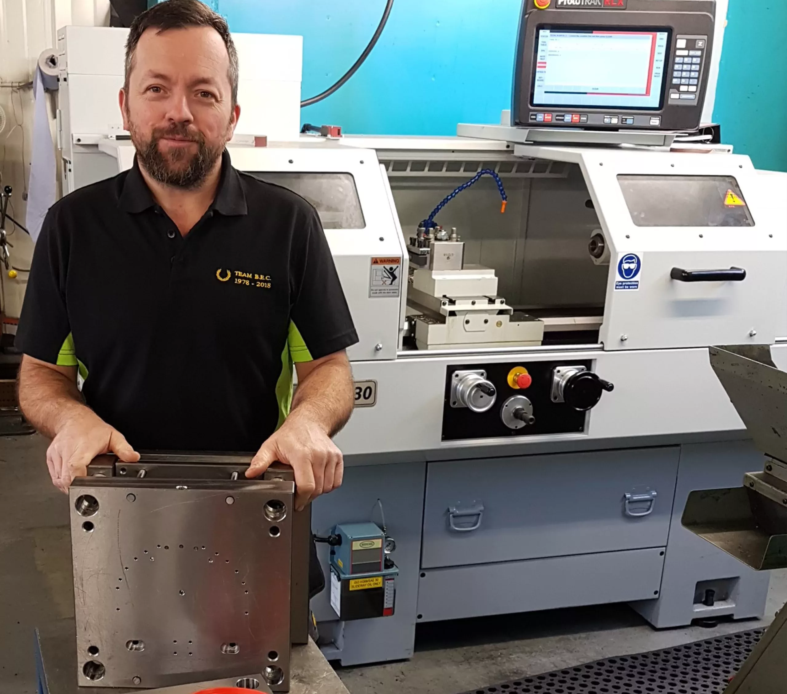 A toolmaker and BEC mould tool